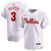 Men's Philadelphia Phillies Bryce Harper White Jersey