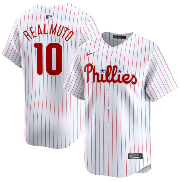 Men's Philadelphia Phillies J.T. Realmuto White Jersey