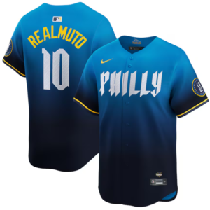 Men's Philadelphia Phillies J.T. Realmuto Blue 2024 City Connect Player Jersey