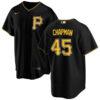 Men's Pittsburgh Pirates Aroldis Chapman Black Jersey