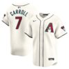 Men's Arizona Diamondbacks Corbin Carroll White Jersey