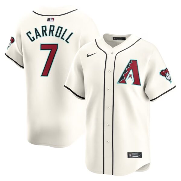 Men's Arizona Diamondbacks Corbin Carroll White Jersey