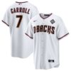 Men's Arizona Diamondbacks Corbin Carroll White Jersey