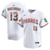 Men's San Diego Padres Manny Machado White Jersey